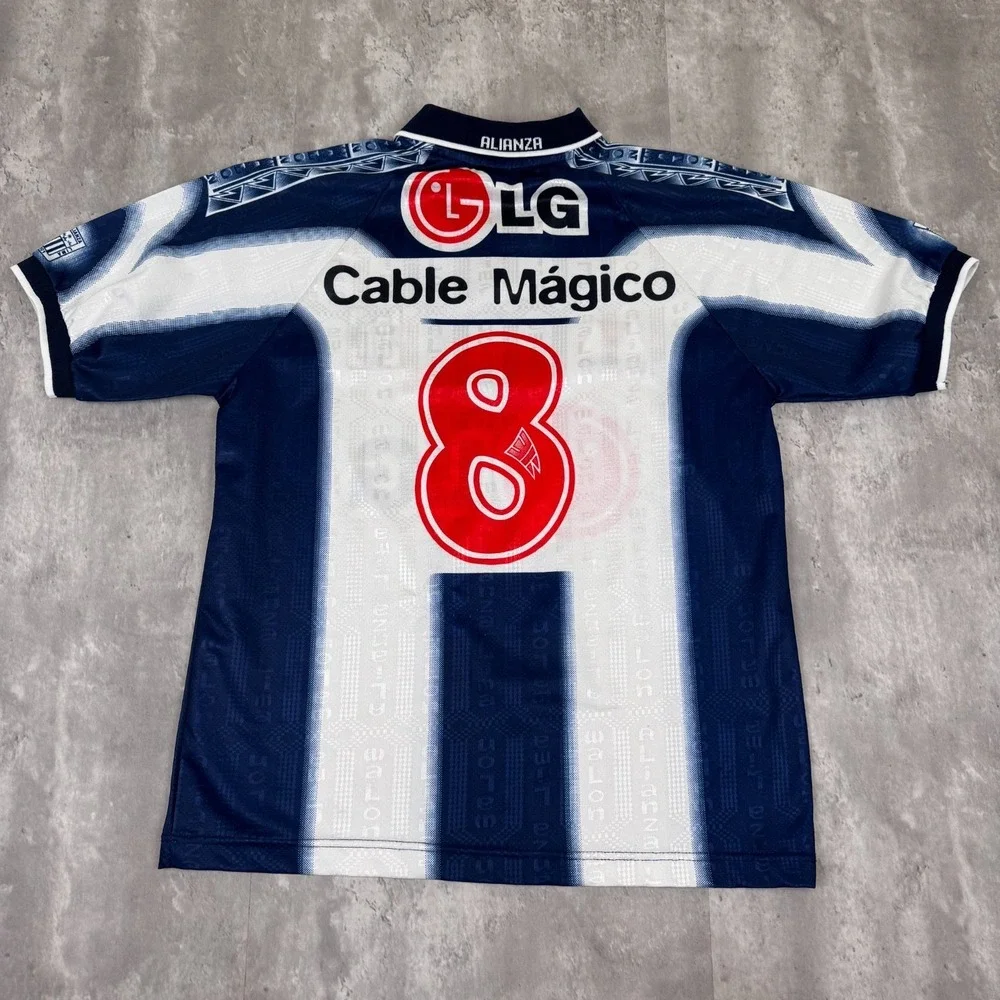 Alianza‎ Lima Club Soccer Jersey Mens Large Blue Home Football Shirt Kit 1999